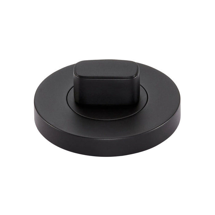 Side View Momo Privacy Thumb Turn Set Matte Black MHPS.MBL - The Blue Space