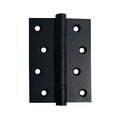 Momo Solid Brass Hinge 100Mm X 76Mm Matte Black MHBH.MBL - The Blue Space
