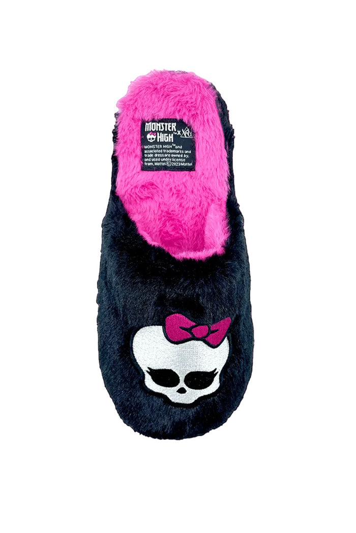 officially licensed embroidered skull monster high slippers