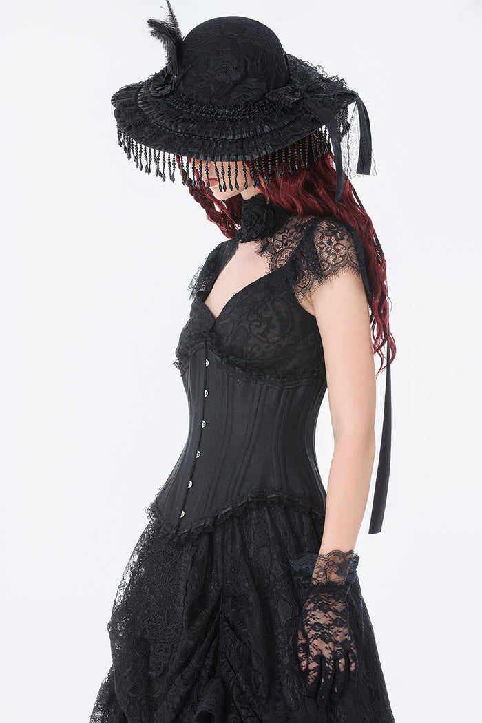 womens gothic underbust corset