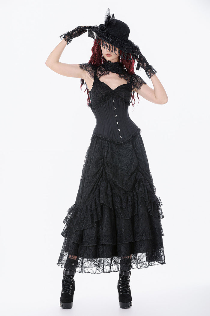 steampunk gothic underbust corset