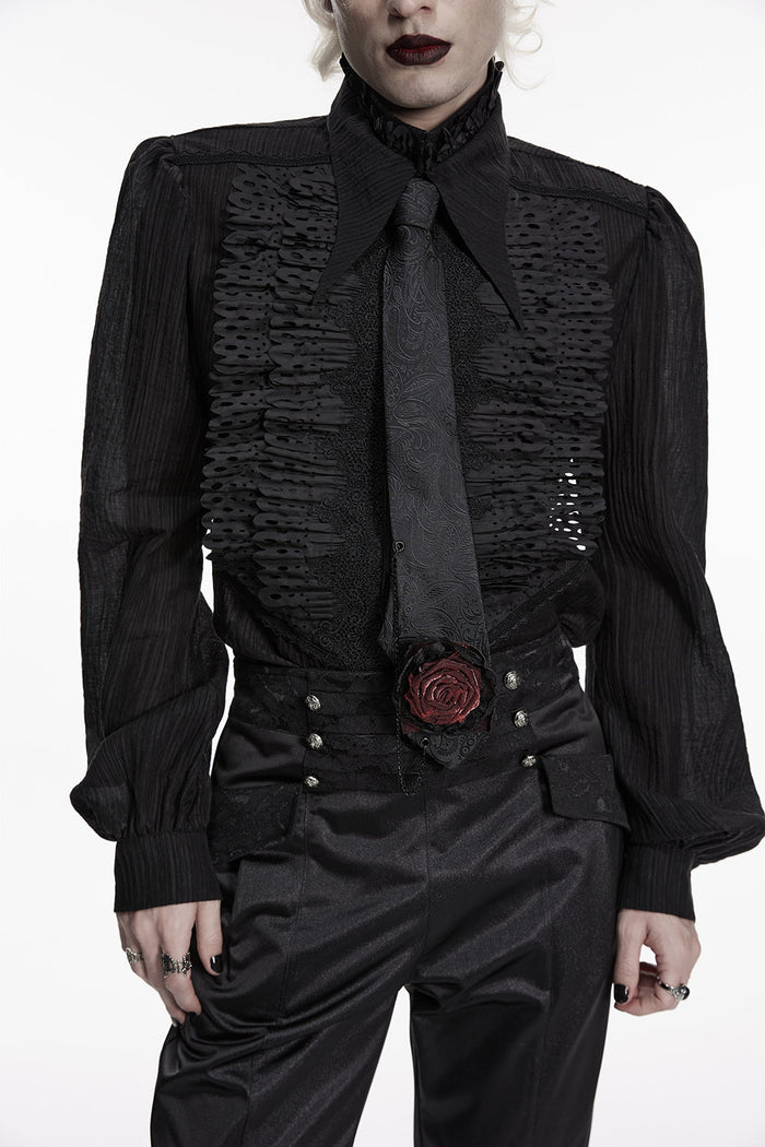 mens damask necktie