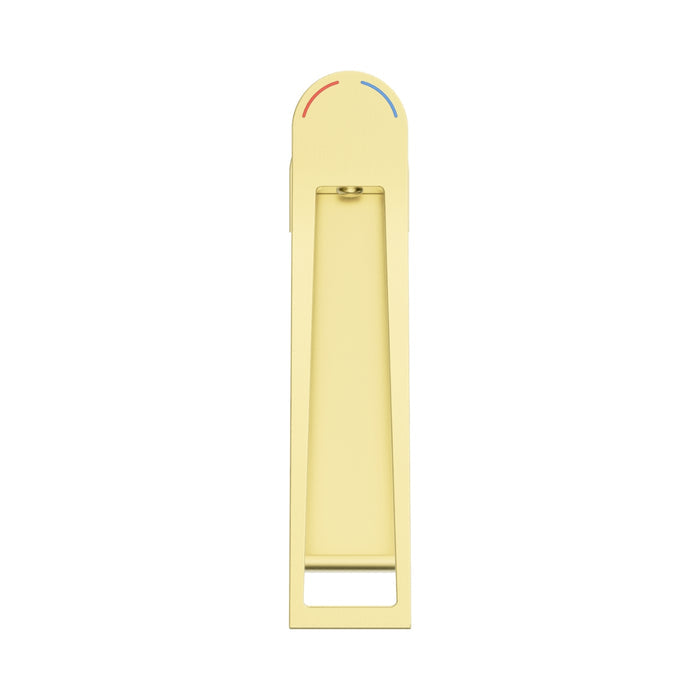 Side Nero Bianca Care Basin Mixer Brushed Gold NR321502ABG - The Blue Space