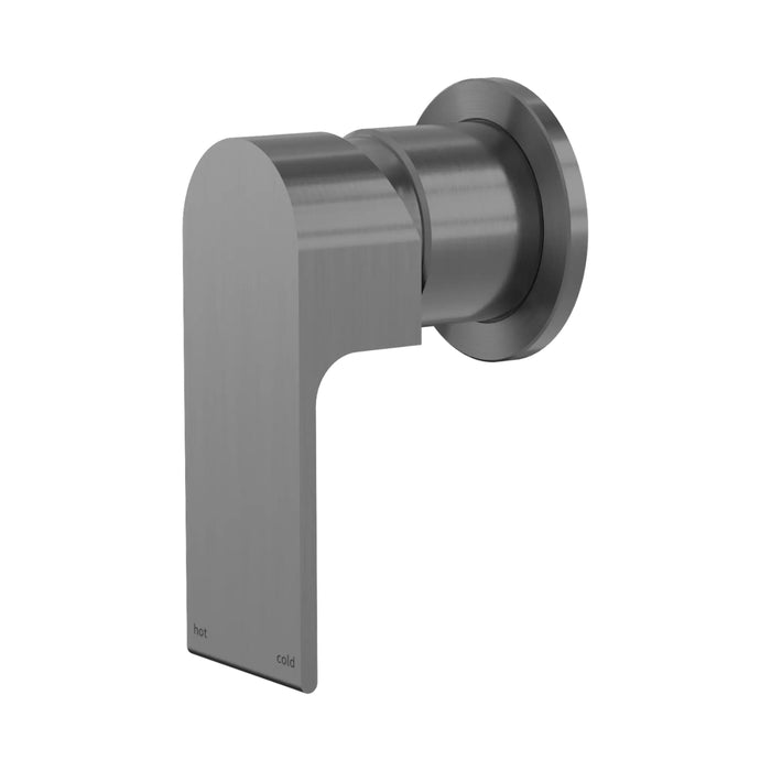 Nero Bianca Shower Mixer 60mm plate Gun Metal NR321511HGM_KIT - The Blue Space
