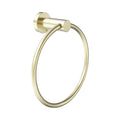 Nero Dolce II Hand Towel Ring Brushed Gold NR2080BG - The Blue Space