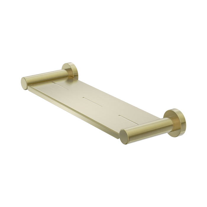 Nero Dolce II Metal Shower Shelf Brushed Gold NR2087ABG - The Blue Space
