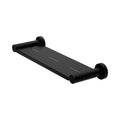 Nero Dolce II Metal Shower Shelf Matte Black NR2087AMB - The Blue Space