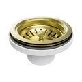 Nero Kitchen Sink Basket Waste Brushed Gold NRA708BG - The Blue Space