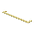 Nero Mecca 240V Single Heated Towel Rail Brushed Gold NR1925HBG - The Blue Space