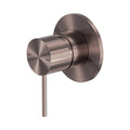 Nero Mecca Shower Mixer 80mm Plate Brushed Bronze NR221911BZ_KIT - The Blue Space