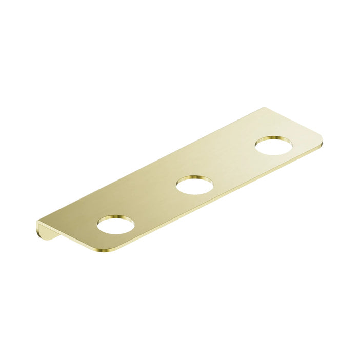 Nero Mecca Triple Soap Bottle Holder Brushed Gold NR1985BBG - The Blue Space