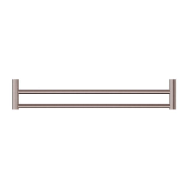 Top Nero New Mecca Double Towel Rail 800mm Brushed Bronze NR2330DBZ - The Blue Space