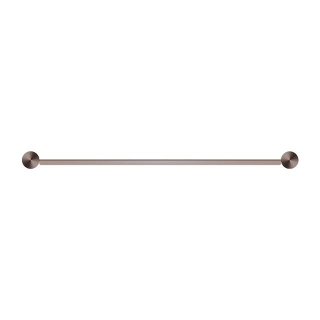 Front Nero New Mecca Metal Shower Shelf Brushed Bronze NR2387ABZ - The Blue Space