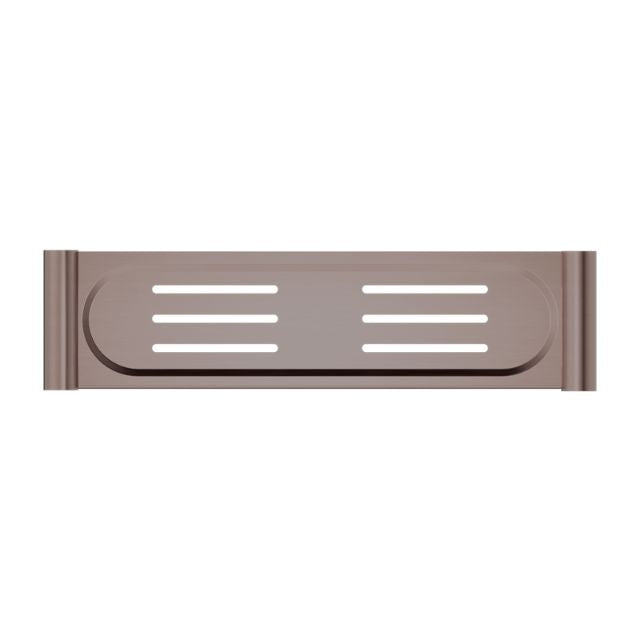 Top Nero New Mecca Metal Shower Shelf Brushed Bronze NR2387ABZ - The Blue Space