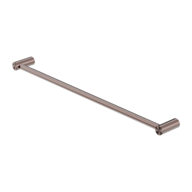 Nero New Mecca Single Towel Rail 800mm Brushed Bronze NR2330BZ - The Blue Space