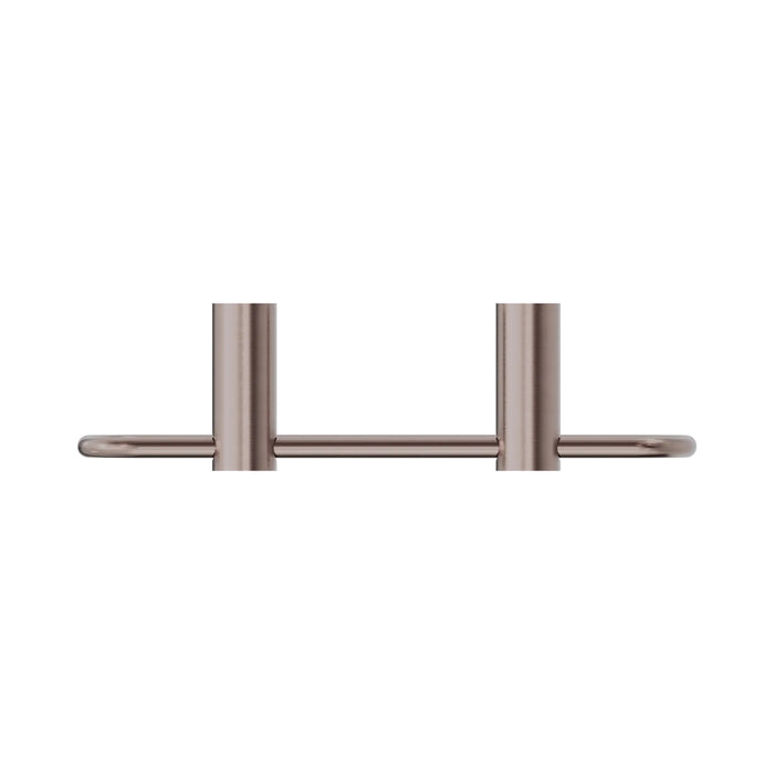 Side View Nero New Mecca Towel Ring Brushed Bronze NR2380ABZ - The Blue Space