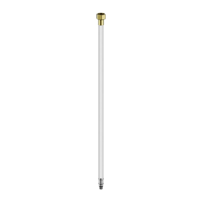 Nero Premium Flexible Mixer Tap Hose Pair Brushed Gold NR506042BG - The Blue Space