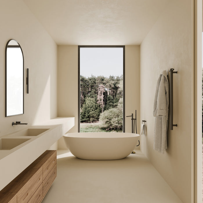 Nero Pure SS316L Round Bath Spout Only Graphite