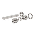 Nero Pure SS316L Wall Basin/Bath Mixer Separate Back Plate Trim Kits Only Brushed Nickel NR172210BTBN - The Blue Space