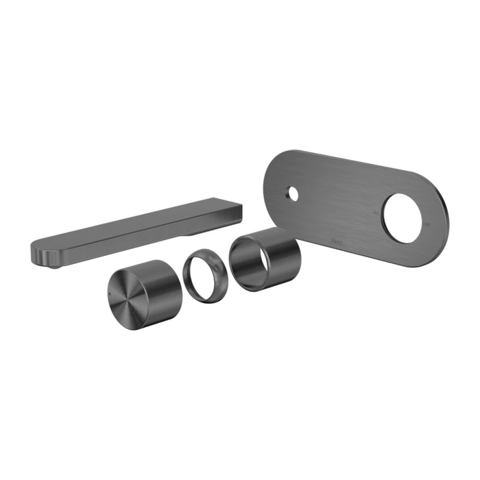 Nero Pure SS316L Wall Basin/Bath Mixer Trim Kits Only Graphite NR172210ATGR - The Blue Space