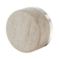 Nero Serenity Progressive Shower Mixer With Rome Travertine Handle Brushed Nickel 24E003BN - The Blue Space