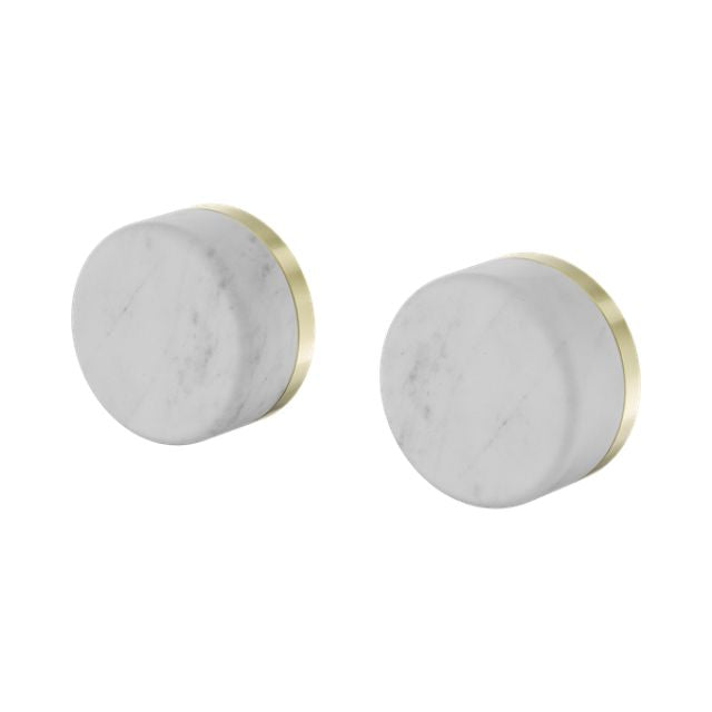 Nero Serenity Wall Top Assembly With Carrara Handle Brushed Gold 24D005BG - The Blue Space