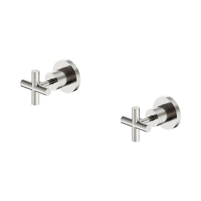 Nero X Plus Wall Top Assemblies Brushed Nickel NR201609BN - The Blue Space
