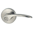 Nidus Collins Privacy lever set with latch brushed nickel finish visual pack P-L-C-PRI-BNV - The Blue Space