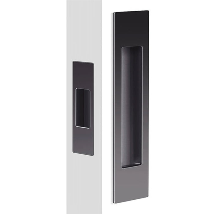 Nidus Mardeco Cavity Sliding Door Passage Set Matte Black MSC-8008-SET-MB - The Blue Space