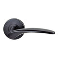 Nidus Mediterranean Altro Privacy Door Handle Set Matte Black CMS-ALT-PRI-MB-V - The Blue Space