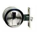 Nidus Sliding Cavity Door Round Backplate Privacy Set Include End Pull Polished Stainless Steel SCD-PRI-RD-PSS - The Blue Space