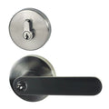 Nidus Spring Combination Entry/Deadbolt Set Brushed Nickel P-S-COMB-BN-V - The Blue Space