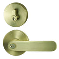 Nidus Spring Combination Entry/Deadbolt Set Satin Brass P-S-COMB-SB-V - The Blue Space