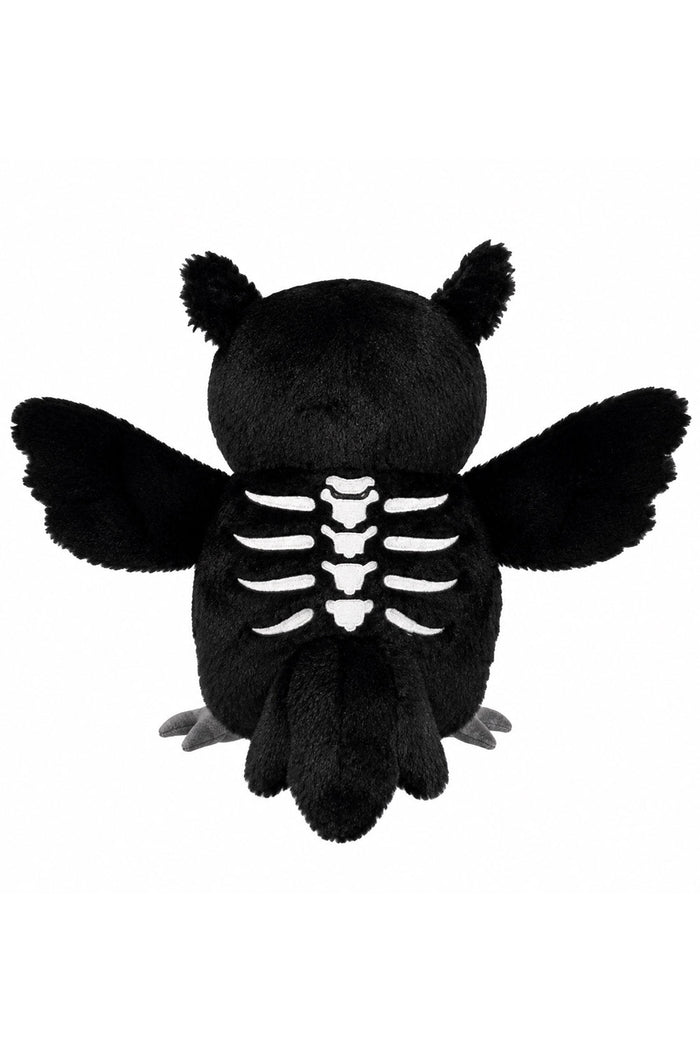 gothic stuffed skeleton owl plushie