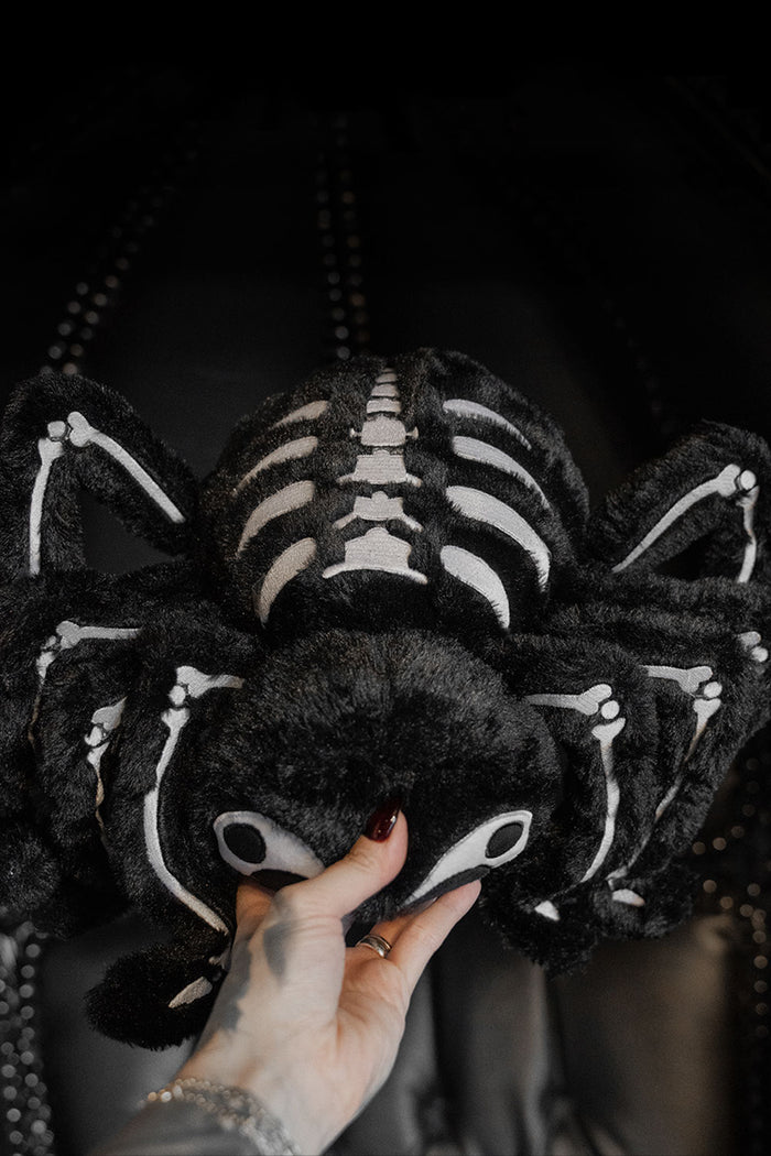 spooky cute skeleton spider toy