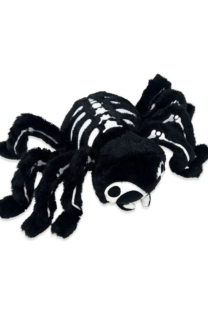 VF black and white spider skeleton plush