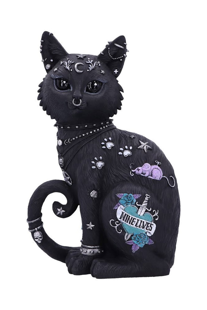 Nine Lives Cat Statue