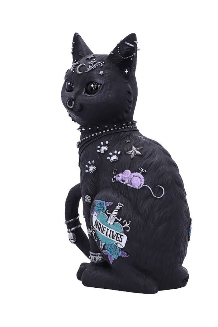 Nine Lives Cat Statue