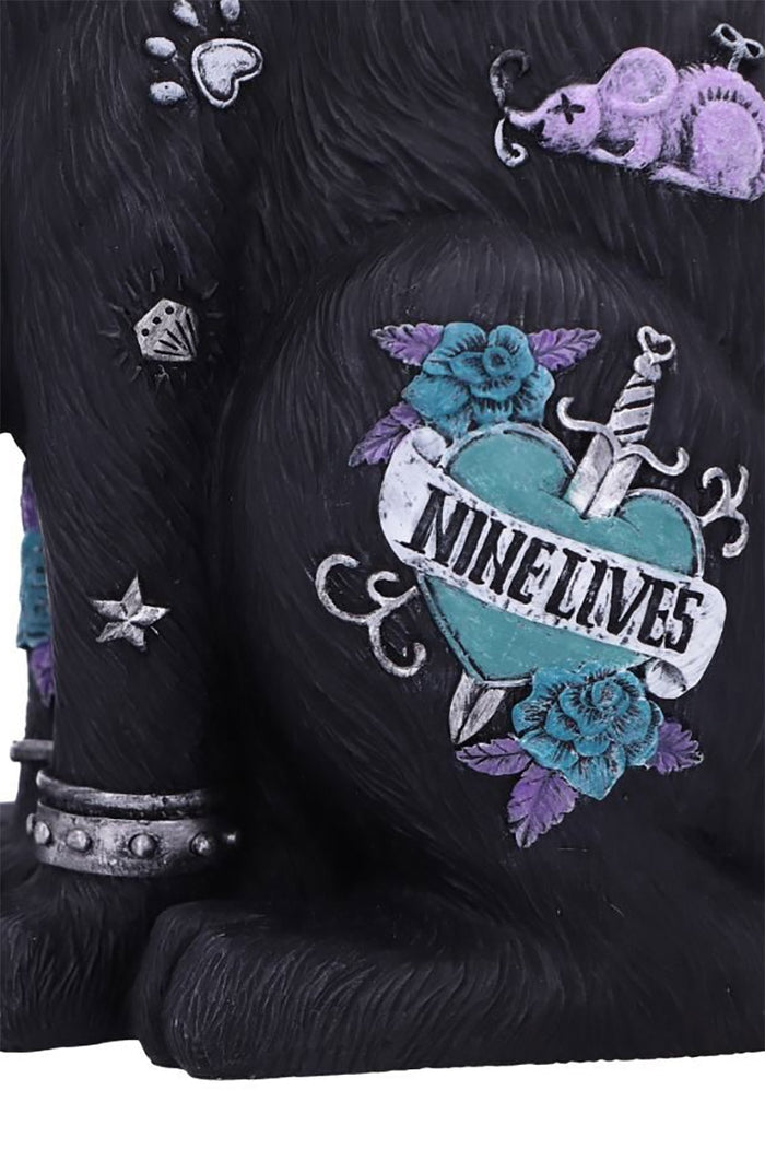 Nine Lives Cat Statue