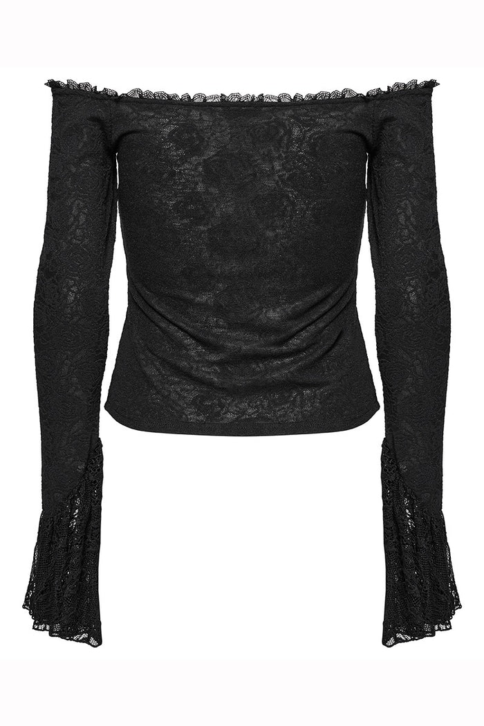 lace sleeve cuff top by punk rave