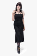 leg slit dress by wicked misfit