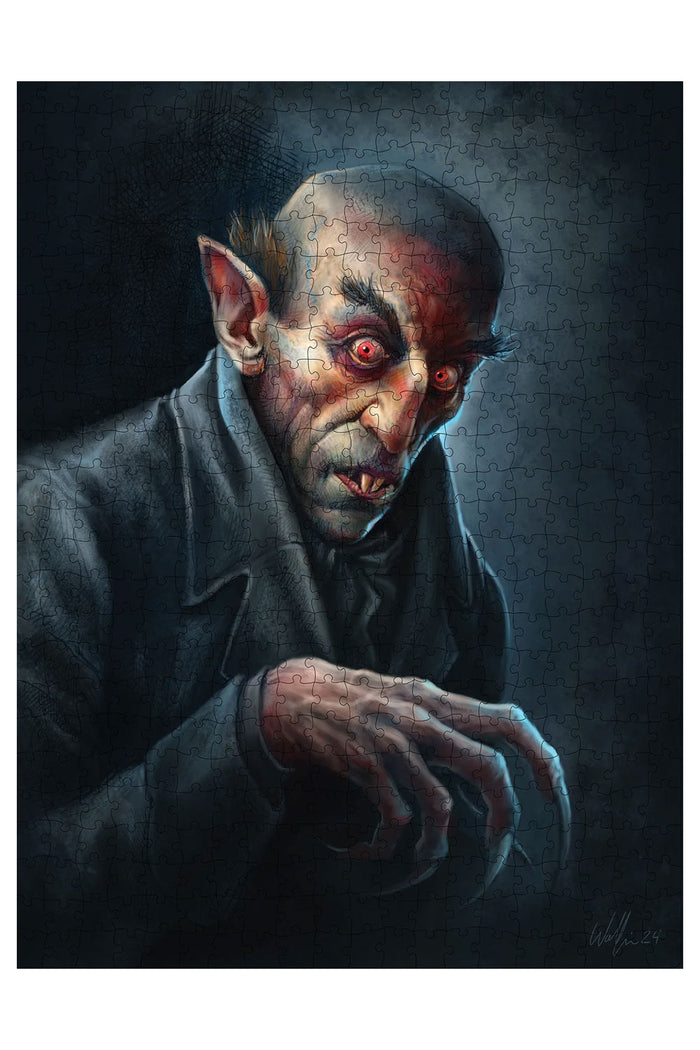 500 piece Nosferatu jigsaw puzzle from trick or treat studios