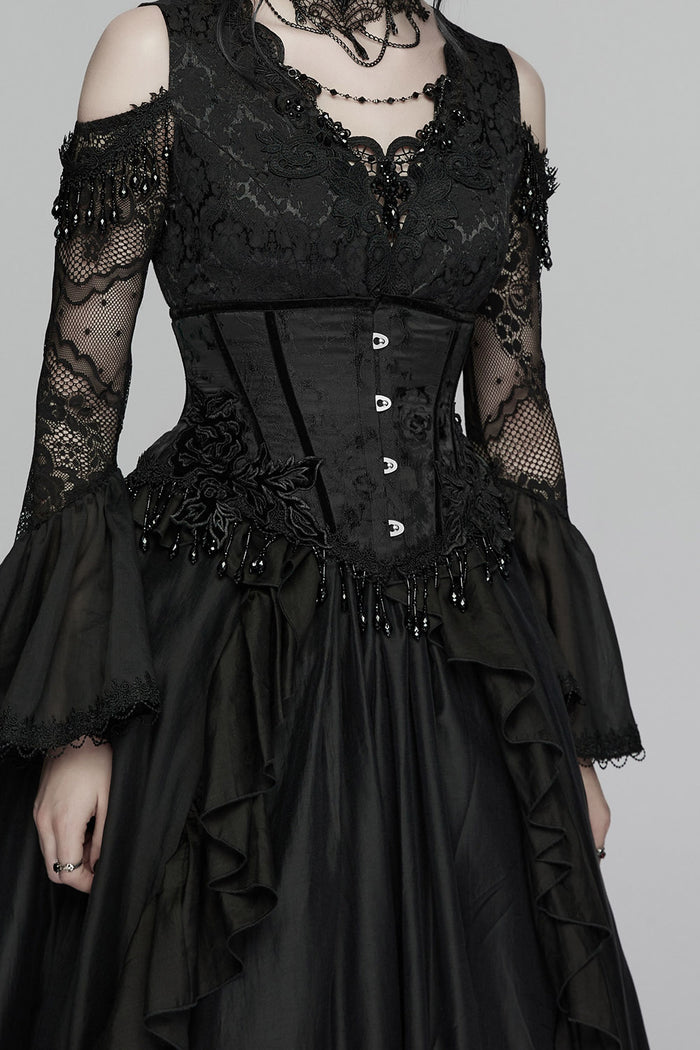 underbust gothic corset
