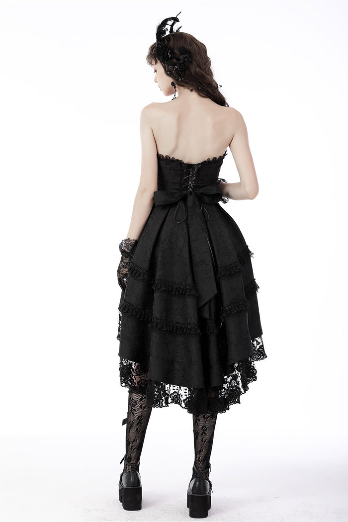 dark in love high low hem dress