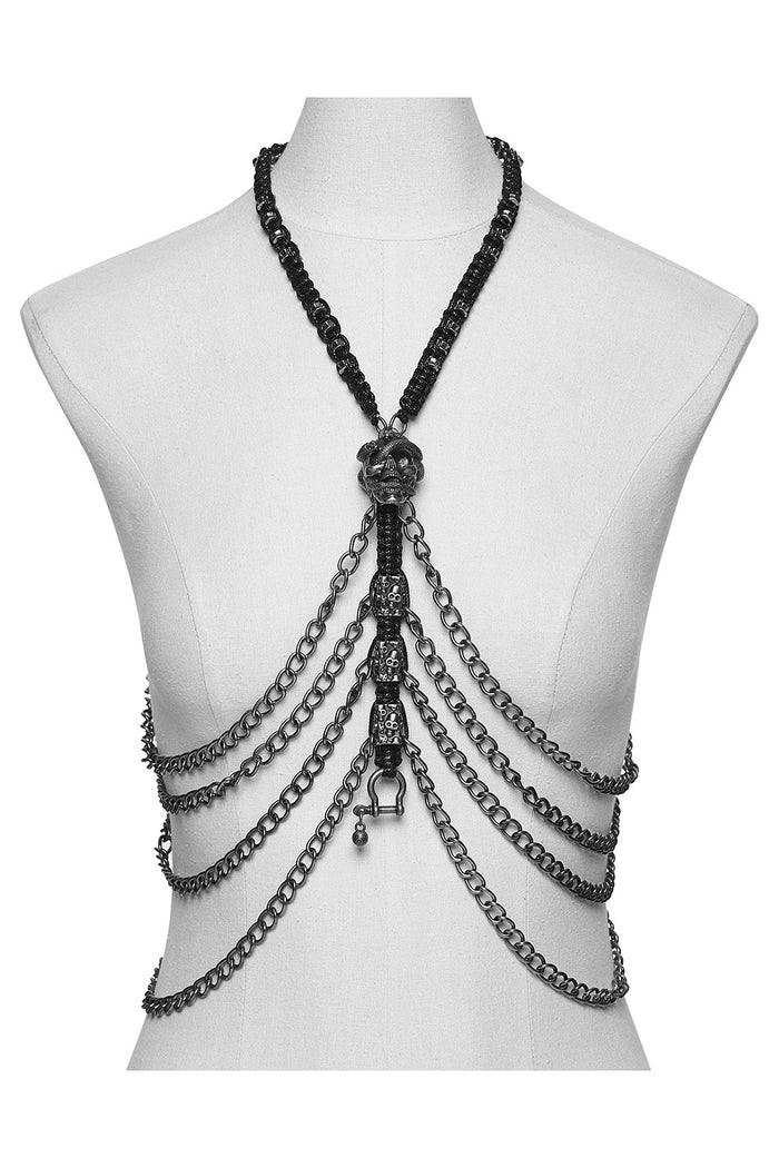 grunge goth harness
