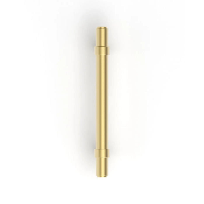 Vertical Otti Astor Pull Handle 138mm Brushed Brass ASHDL96-BB - The Blue Space
