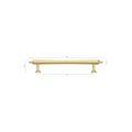 Details Otti Heirloom Pull Handle 140mm Brushed Brass HEHDL96-BB - The Blue Space