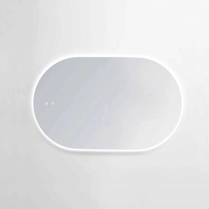Otti LED Noosa 1200mm x 750mm Frameless Tuffi Mirror Horizontal View LED-OV1275 | The Blue Space