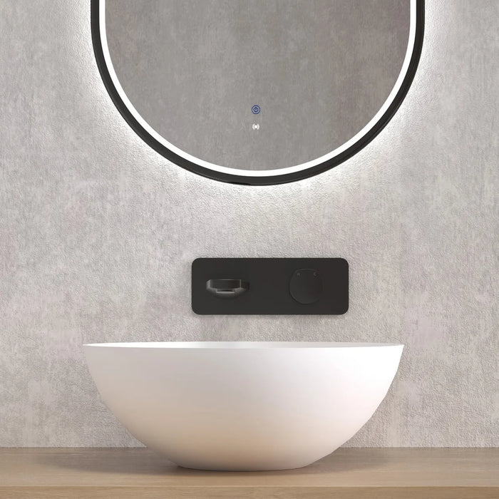 Otti London Solid Surface 400x400x150 Matte White Basin