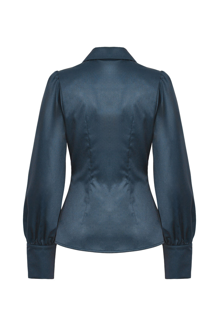 womens gothic button up blouse